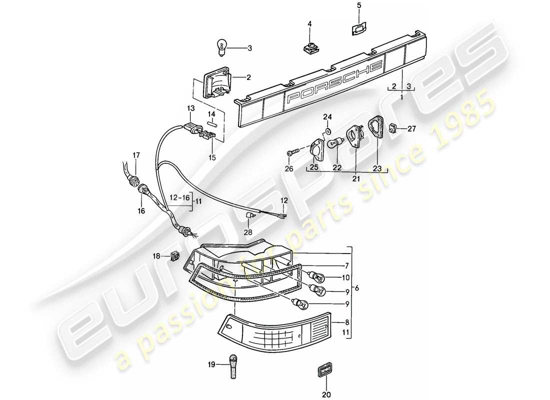 part diagram containing part number 91161203912