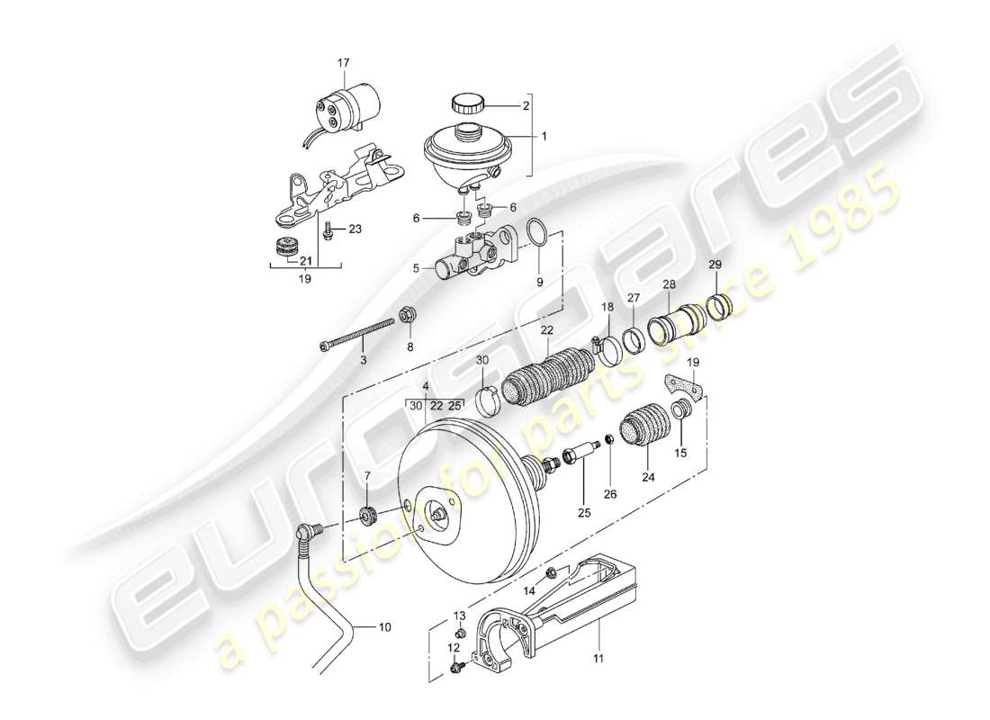 VIEW PARTS DIAGRAMS FROM THE PORSCHE BOXSTER PARTS CATALOGUE a part diagram from the porsche boxster parts catalogue
