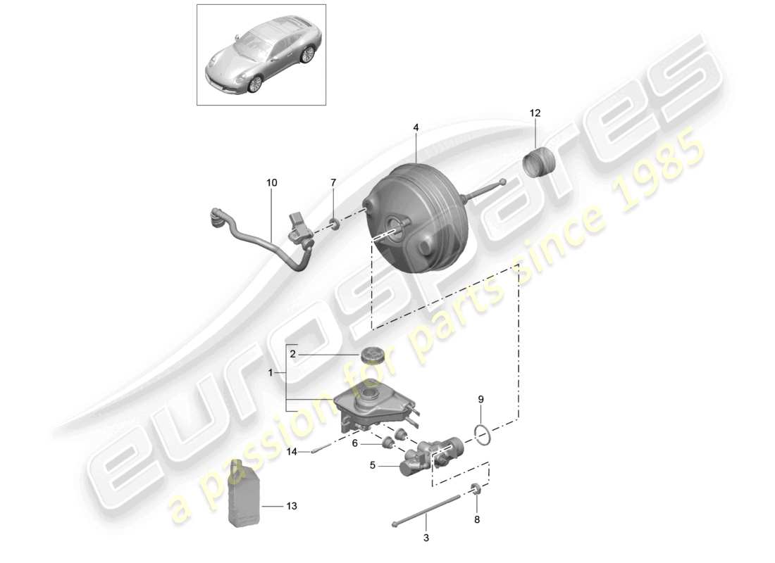 VIEW PARTS DIAGRAMS FROM THE PORSCHE 991 PARTS CATALOGUE a part diagram from the porsche 991 parts catalogue