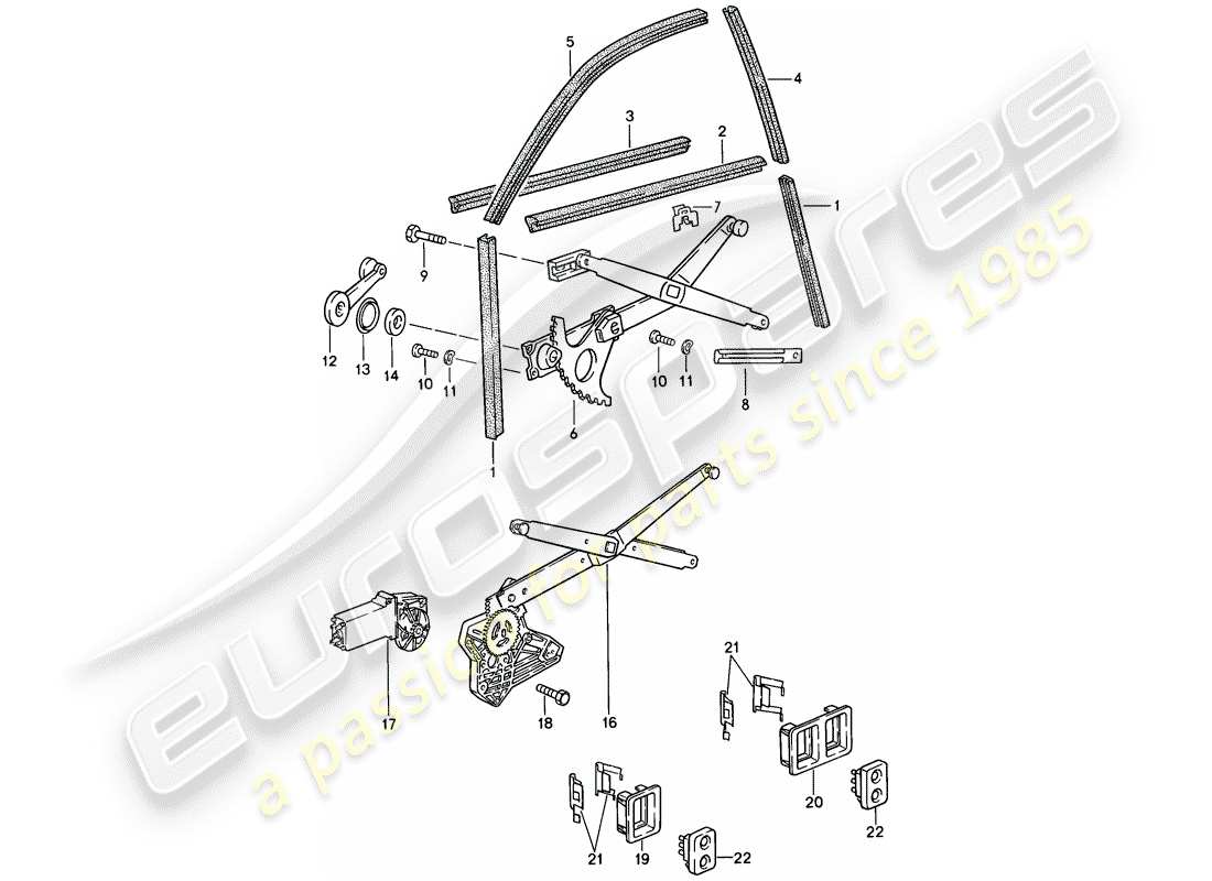 a part diagram from the porsche 1977 (924) parts catalogue