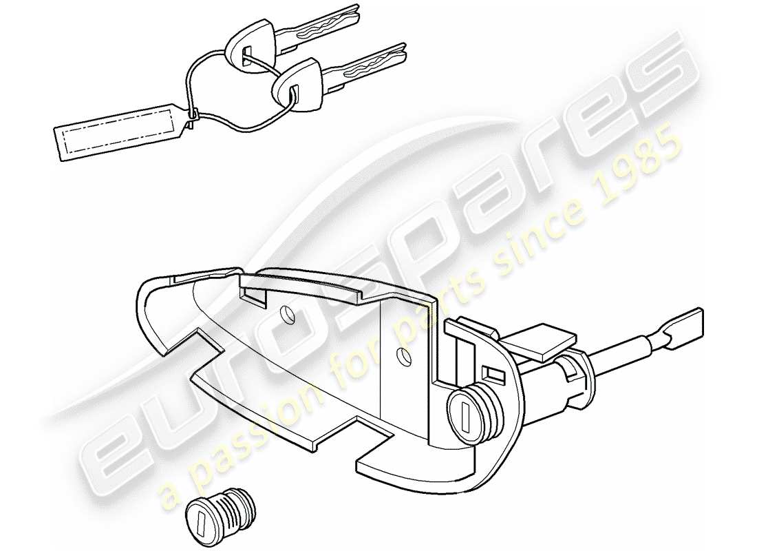 a part diagram from the porsche 997 parts catalogue