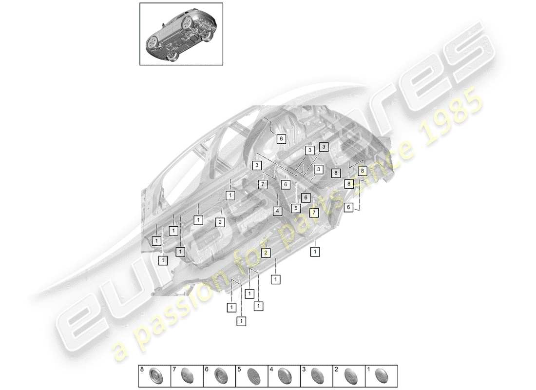 part diagram containing part number 95550418700