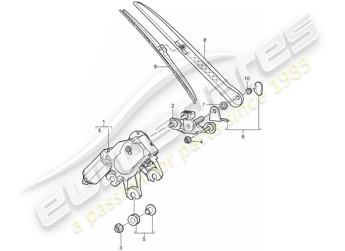 part diagram containing part number n 01100830