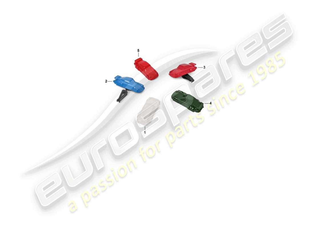 a part diagram from the porsche cayenne parts catalogue
