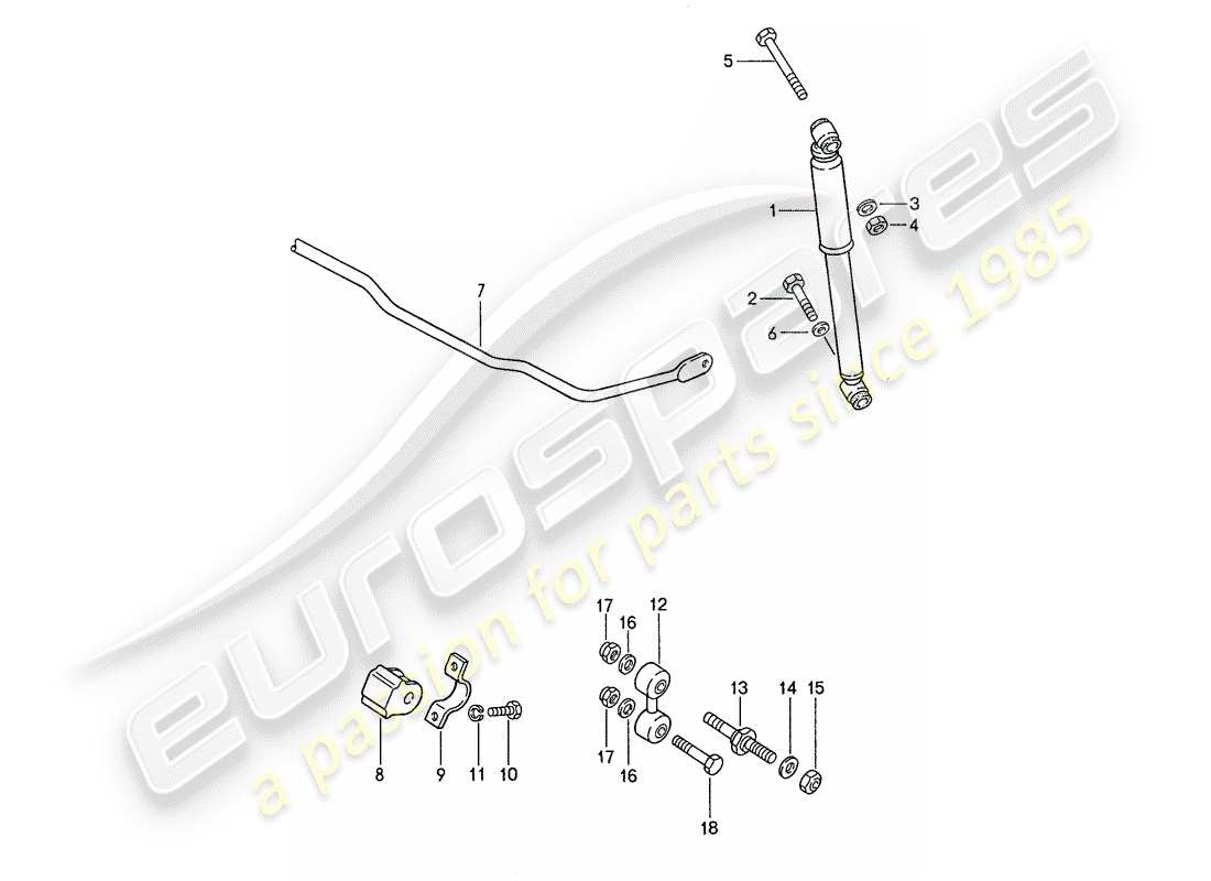 VIEW PARTS DIAGRAMS FROM THE PORSCHE 944 PARTS CATALOGUE a part diagram from the porsche 944 parts catalogue