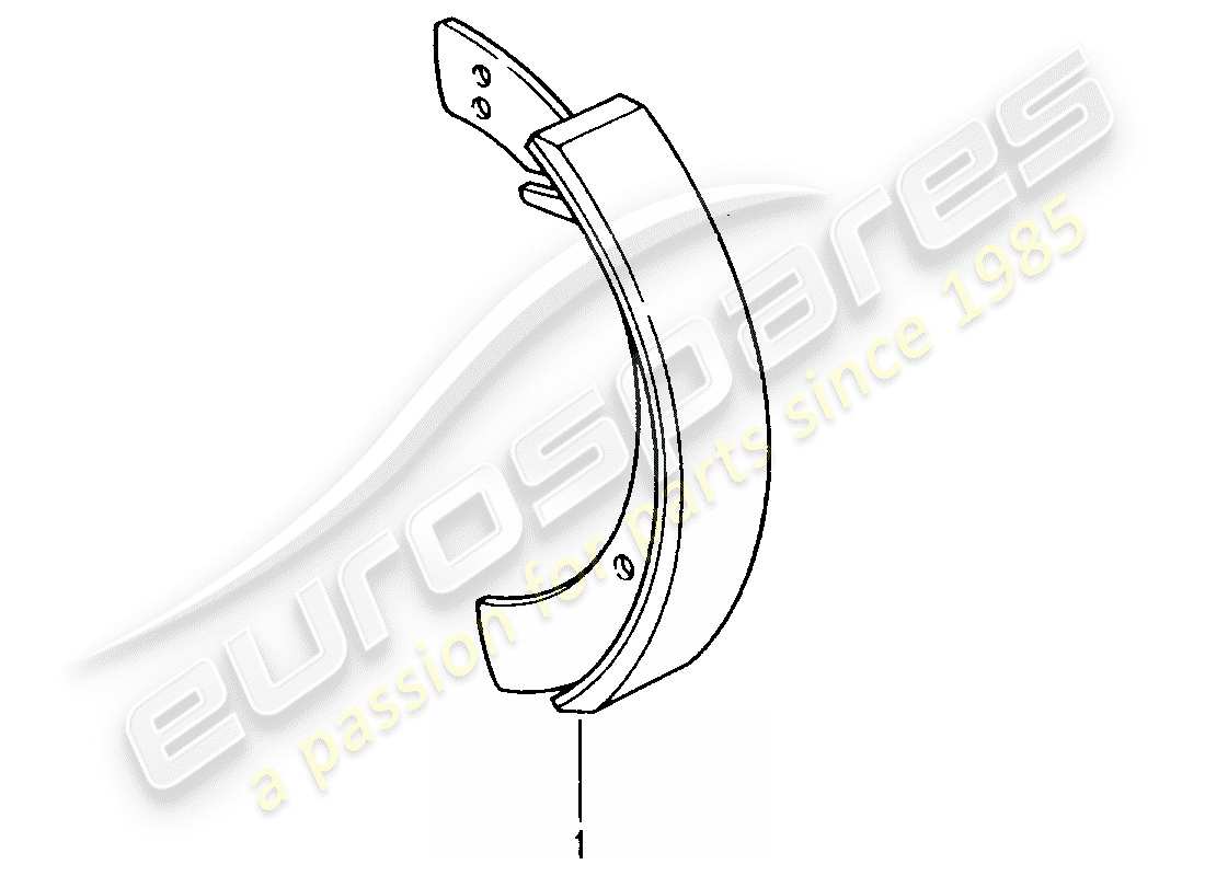a part diagram from the porsche 1993 (refurbished and exchange catalogue) parts catalogue