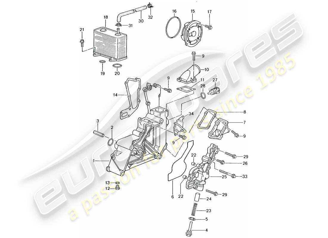 VIEW PARTS DIAGRAMS FROM THE PORSCHE 996 PARTS CATALOGUE a part diagram from the porsche 996 parts catalogue