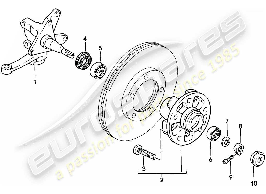 VIEW PARTS DIAGRAMS FROM THE PORSCHE 924 PARTS CATALOGUE a part diagram from the porsche 924 parts catalogue