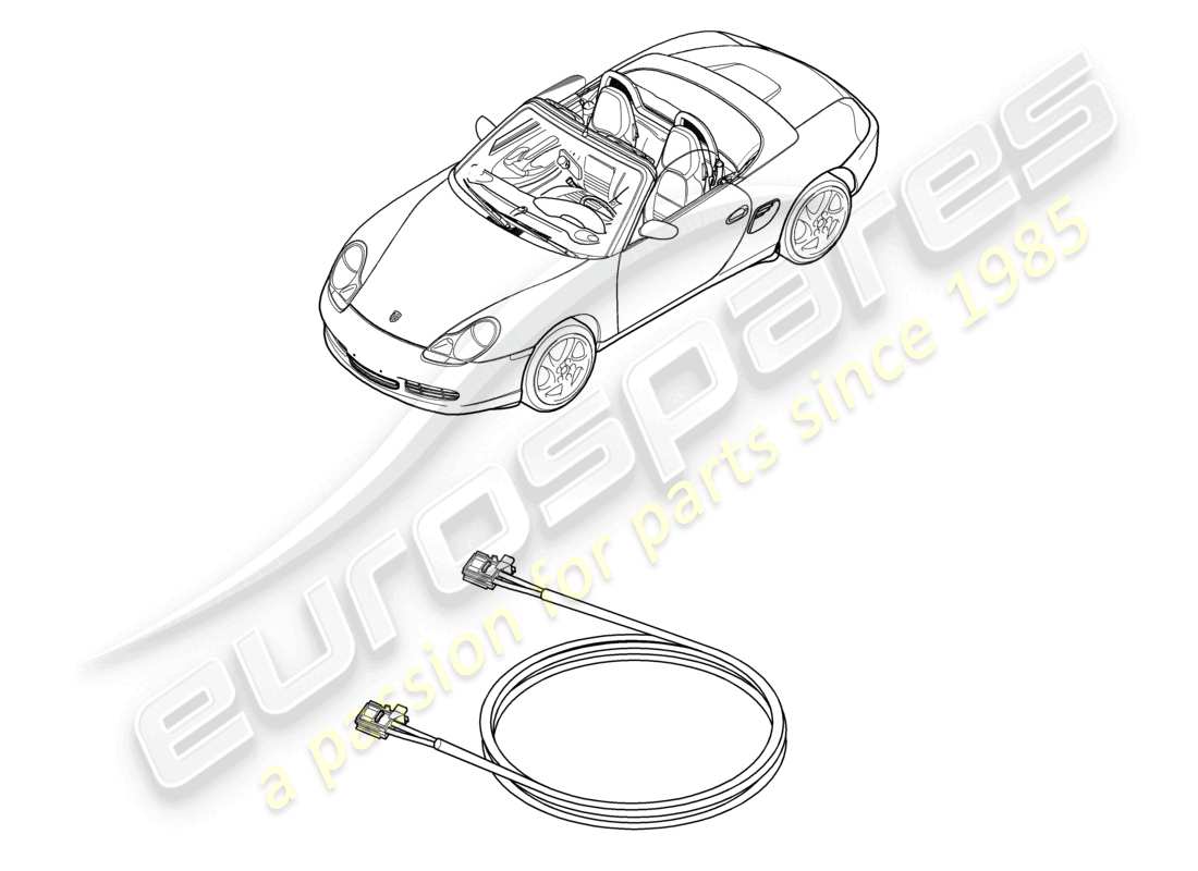 a part diagram from the porsche boxster parts catalogue