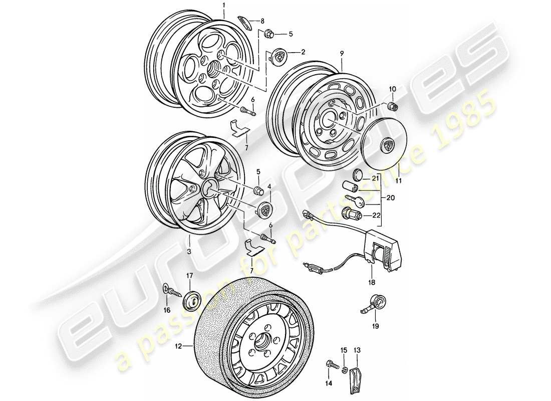 part diagram containing part number 95136211590