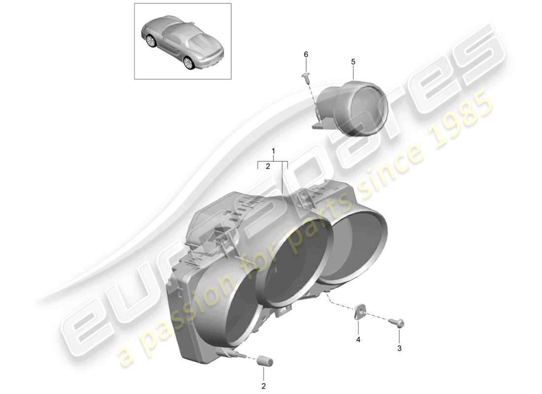 VIEW PARTS DIAGRAMS FROM THE PORSCHE BOXSTER PARTS CATALOGUE a part diagram from the porsche boxster parts catalogue