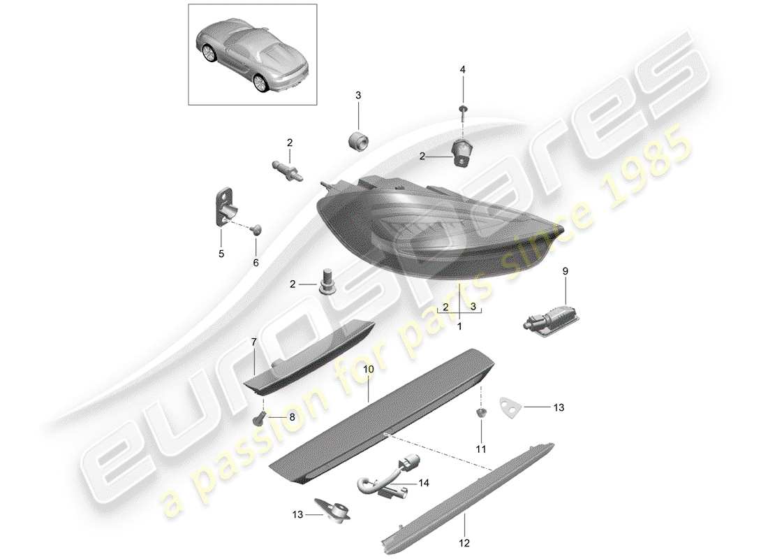 part diagram containing part number 98151237400