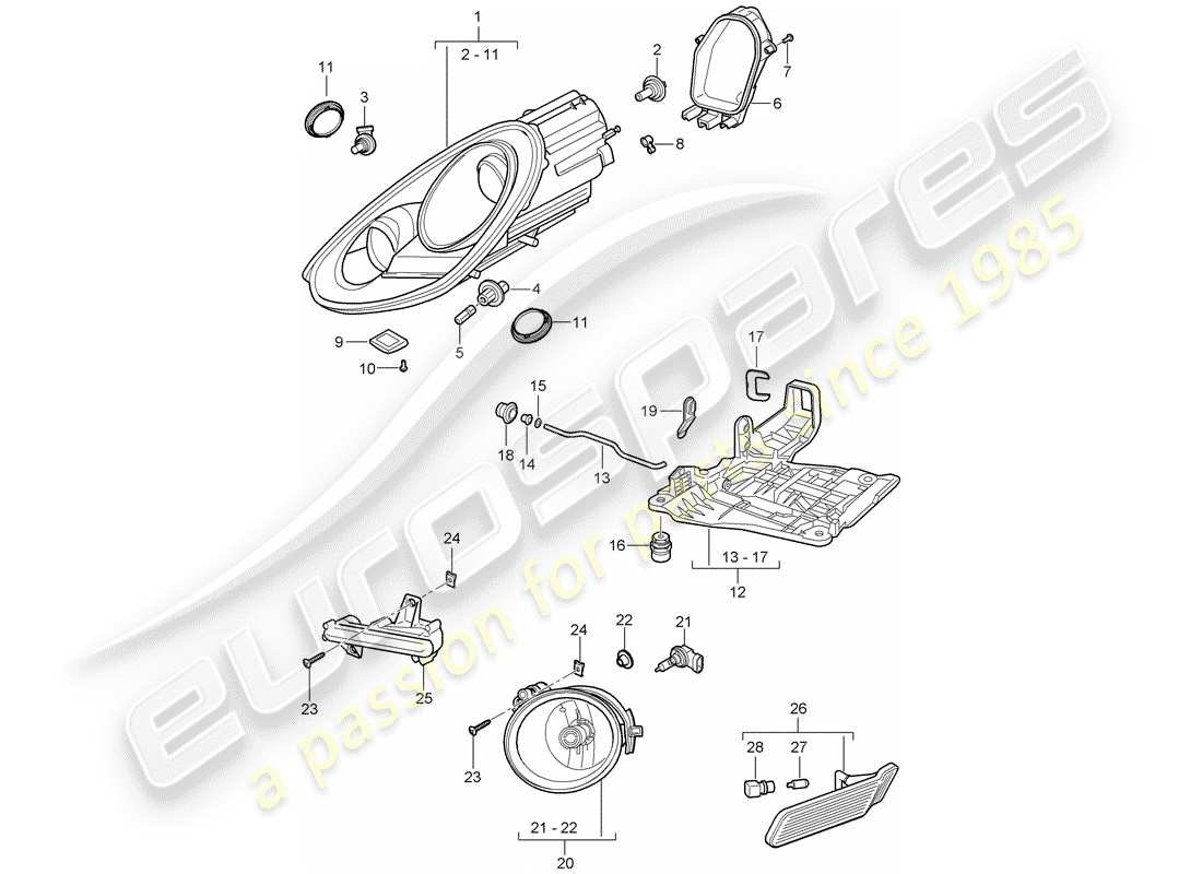 part diagram containing part number 98763109401