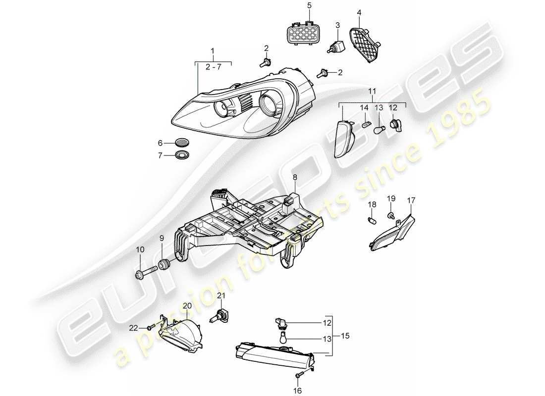 part diagram containing part number 95861227300