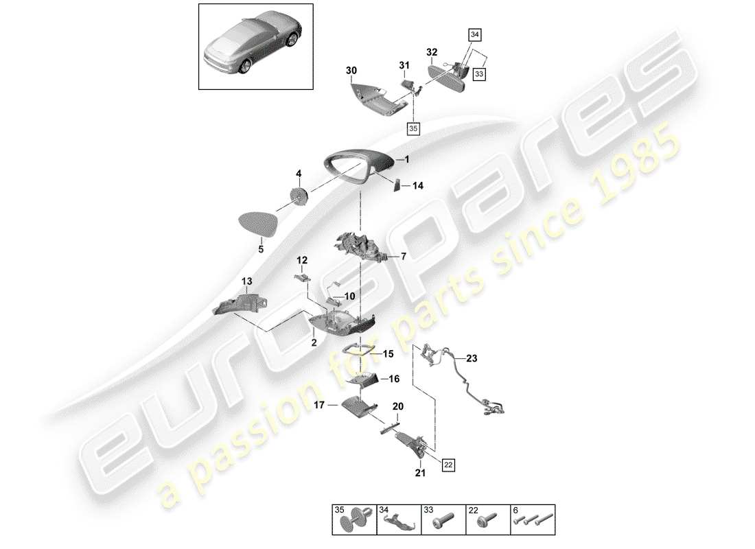 part diagram containing part number 971857116c g2x