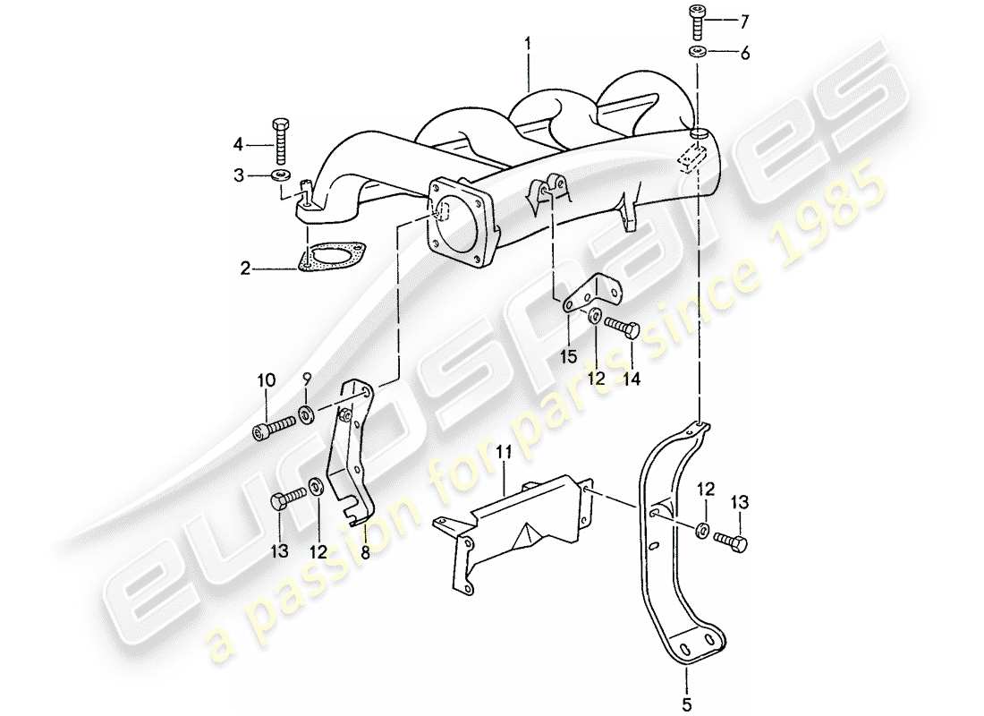 VIEW PARTS DIAGRAMS FROM THE PORSCHE 944 PARTS CATALOGUE a part diagram from the porsche 944 parts catalogue