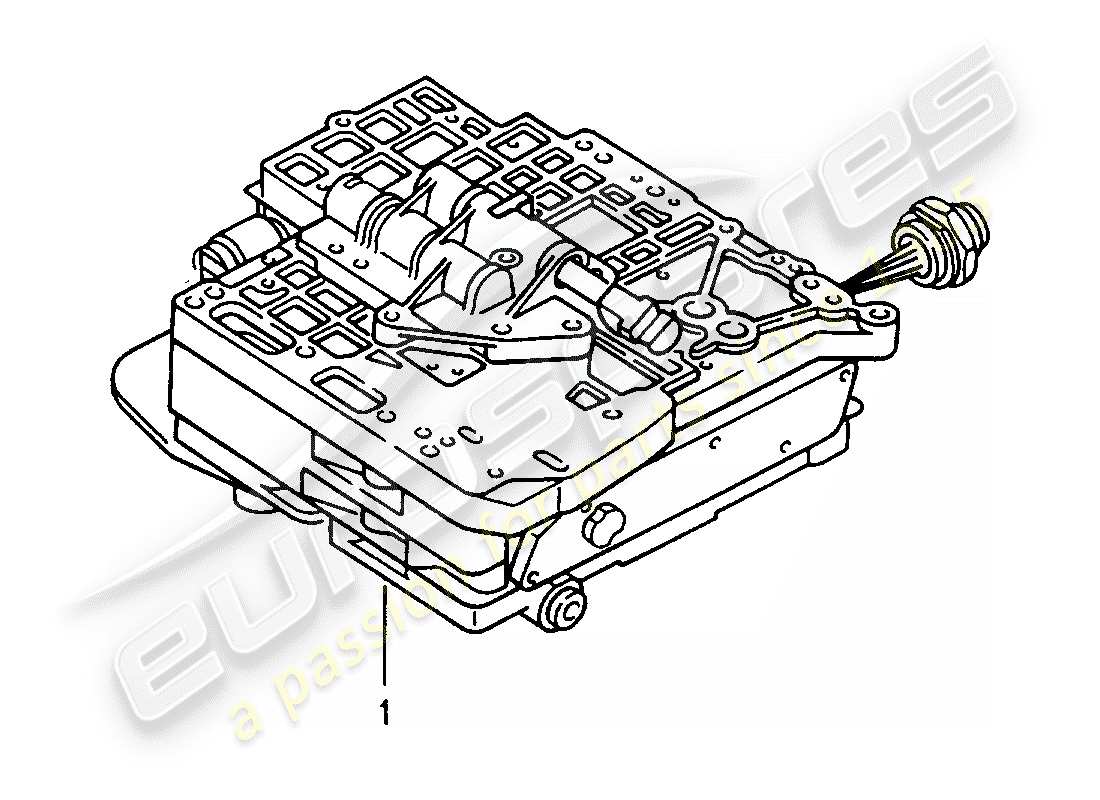 a part diagram from the porsche 2010 (refurbished and exchange catalogue) parts catalogue