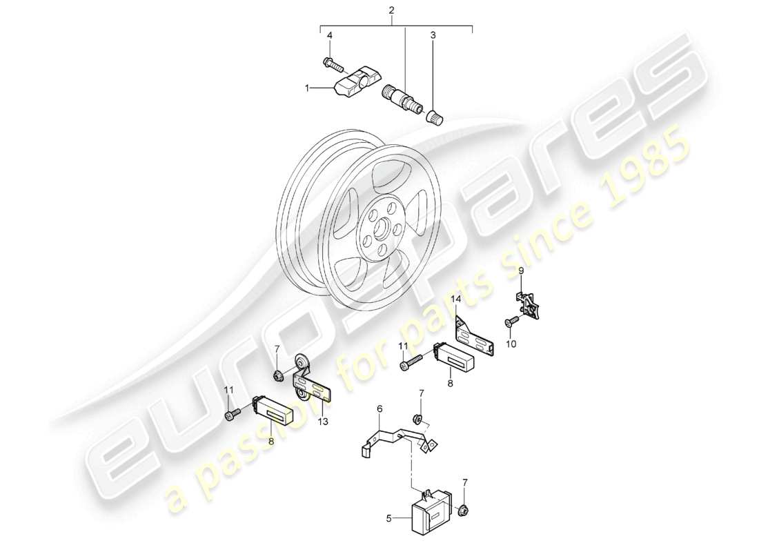 VIEW PARTS DIAGRAMS FROM THE PORSCHE BOXSTER PARTS CATALOGUE a part diagram from the porsche boxster parts catalogue