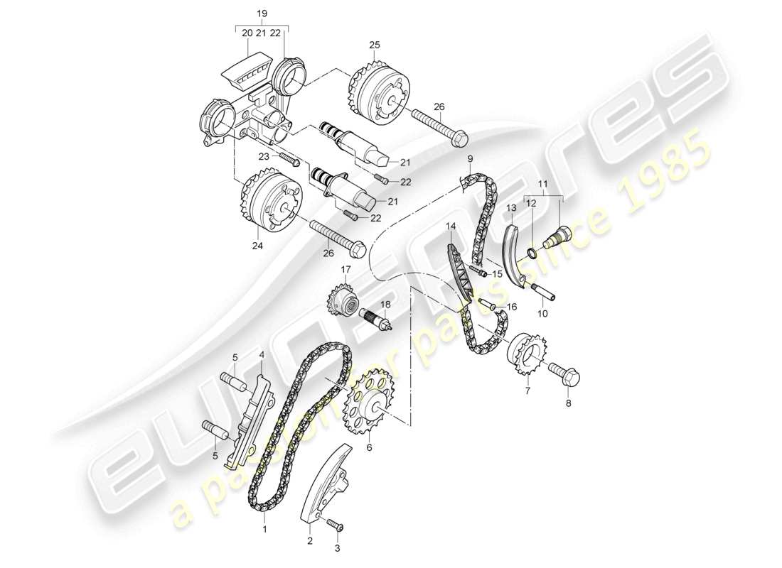 VIEW PARTS DIAGRAMS FROM THE PORSCHE CAYENNE PARTS CATALOGUE a part diagram from the porsche cayenne parts catalogue