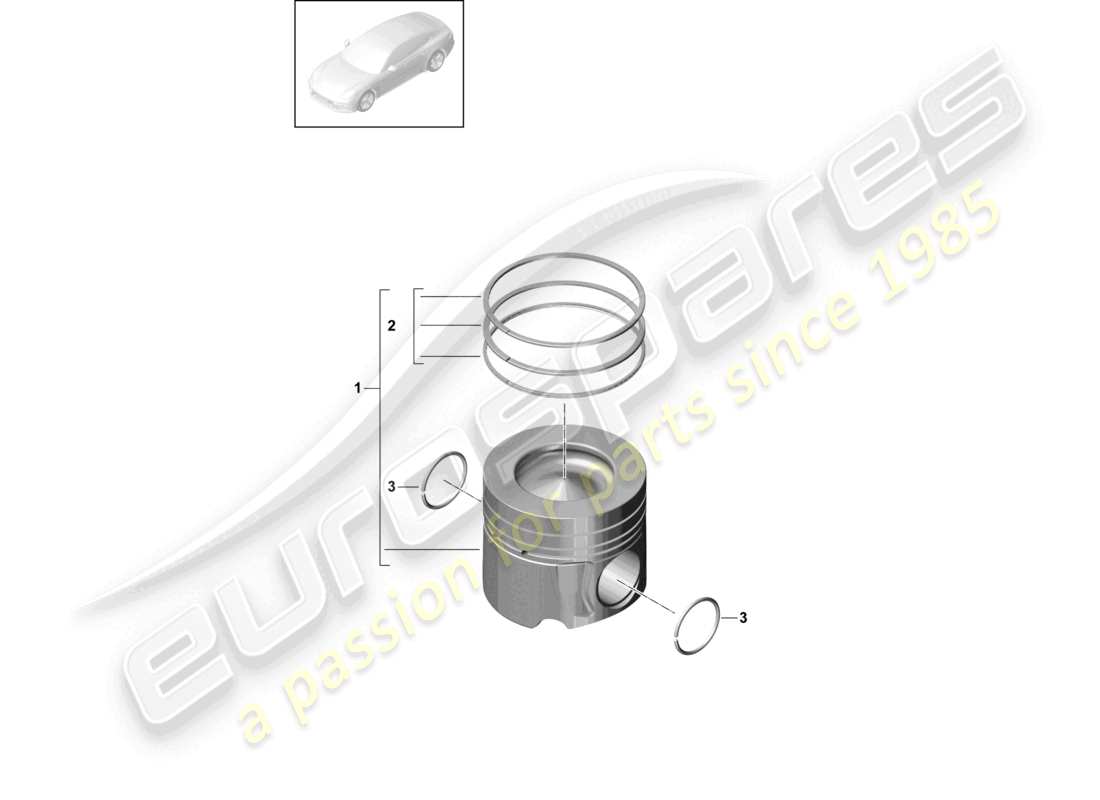 a part diagram from the porsche 2019 (panamera 971-1) parts catalogue
