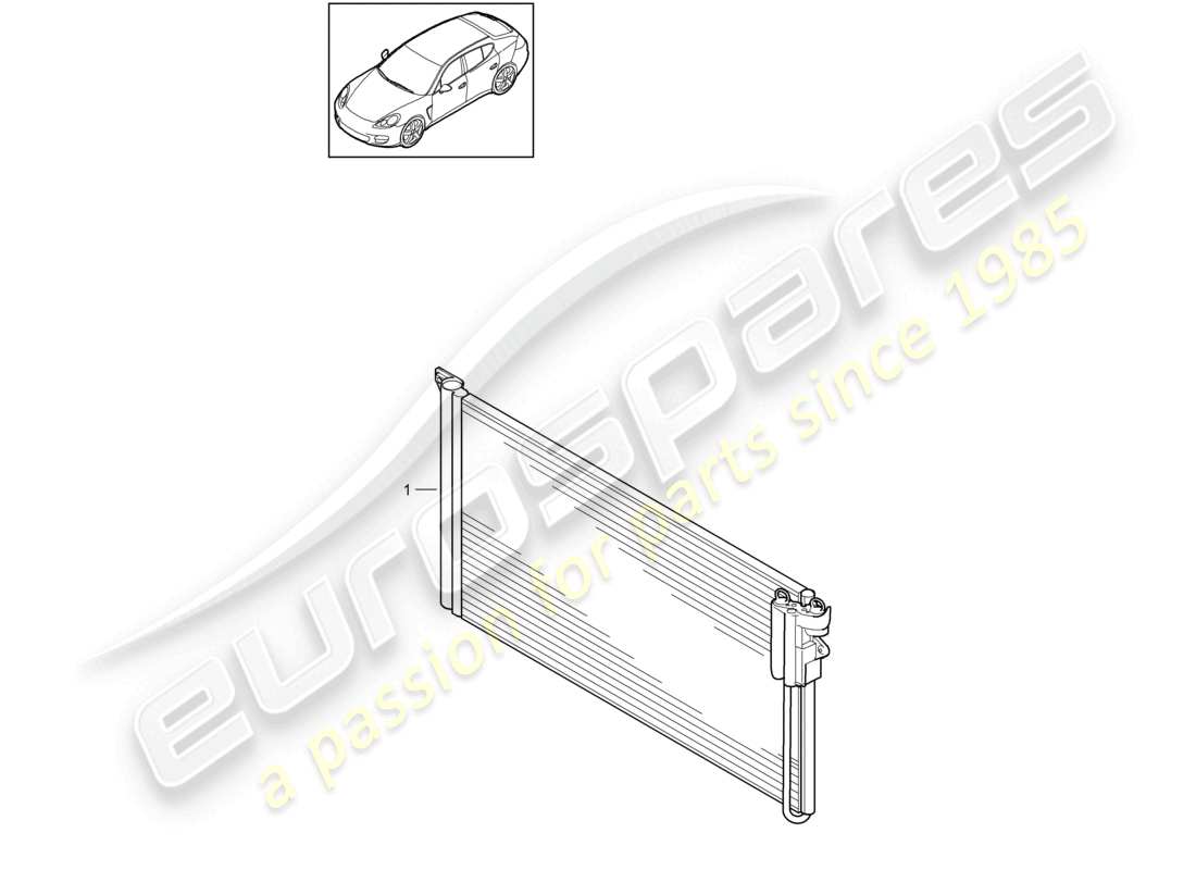 a part diagram from the porsche panamera parts catalogue