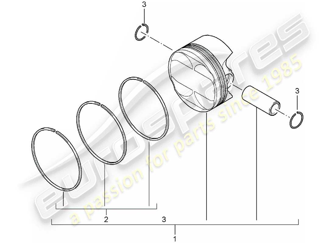 VIEW PARTS DIAGRAMS FROM THE PORSCHE 997 PARTS CATALOGUE a part diagram from the porsche 997 parts catalogue