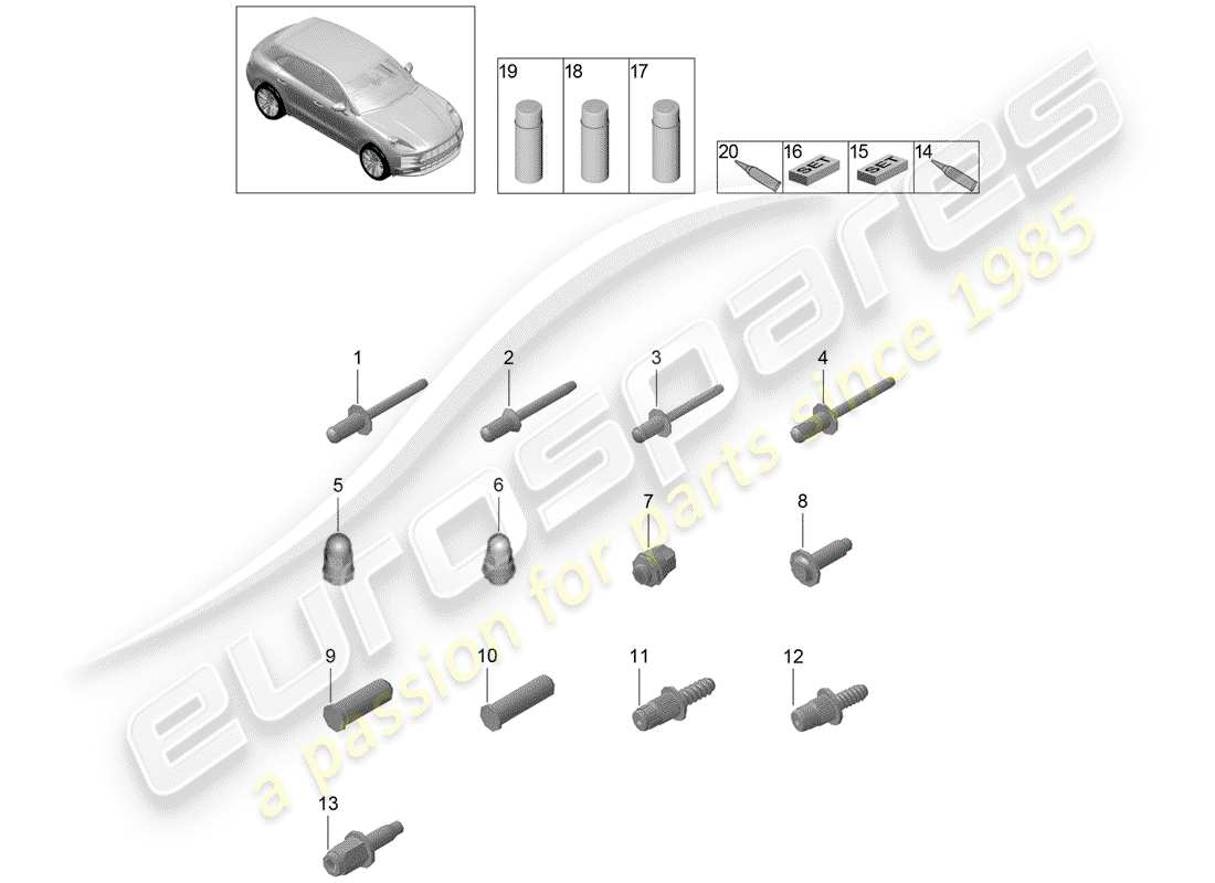 part diagram containing part number paf009076