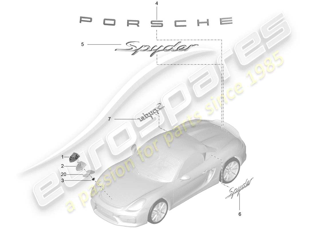 part diagram containing part number 98155926500