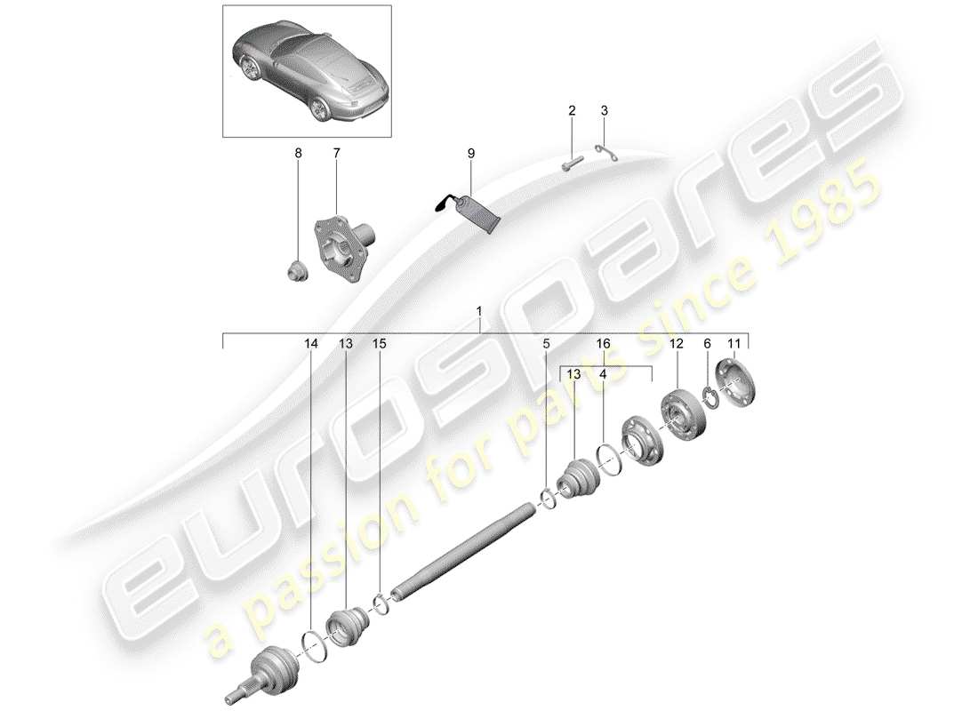 part diagram containing part number 99133202400