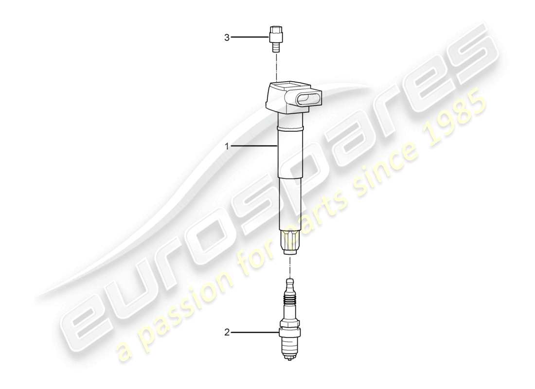 a part diagram from the porsche 2010 (987 boxster) parts catalogue
