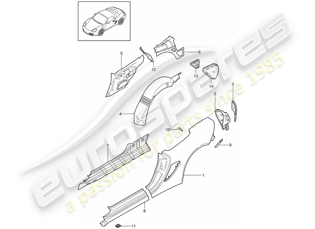 part diagram containing part number 98750396402