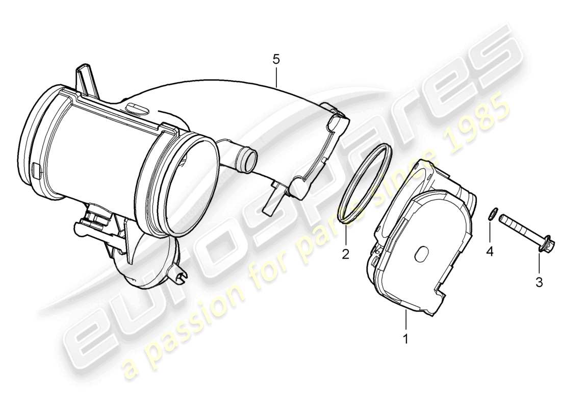 a part diagram from the porsche boxster parts catalogue