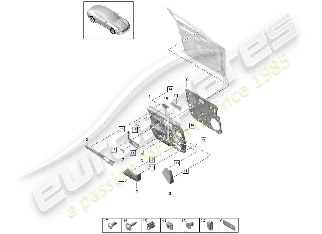 part diagram containing part number 971035143c