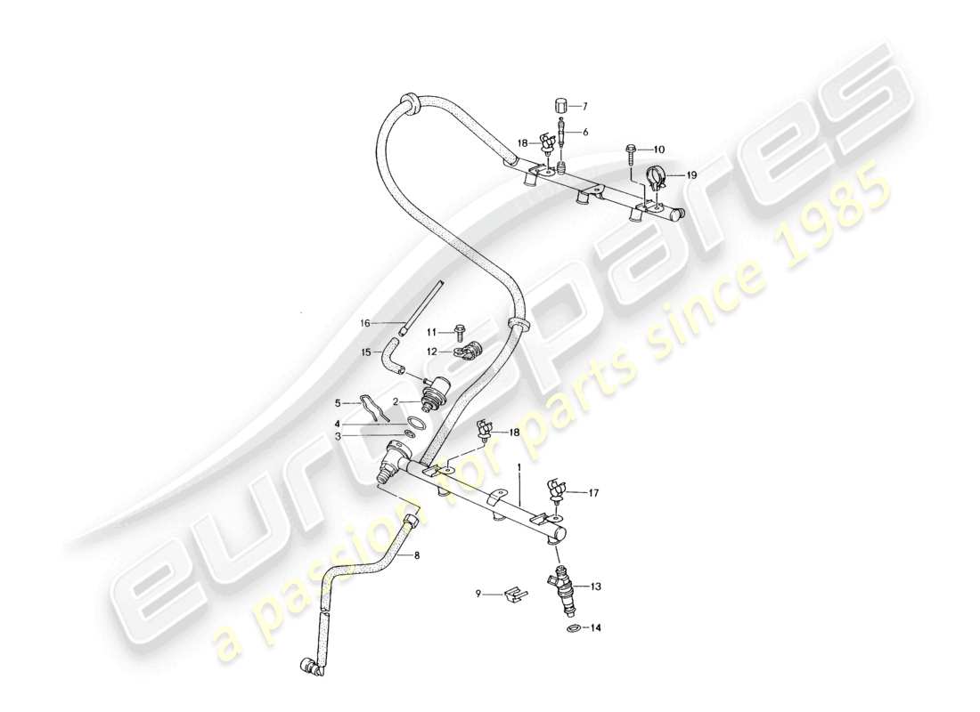 a part diagram from the porsche boxster parts catalogue