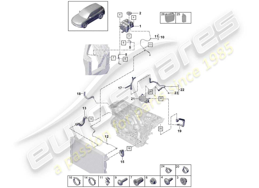 part diagram containing part number paf003841