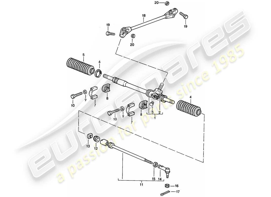 VIEW PARTS DIAGRAMS FROM THE PORSCHE 924 PARTS CATALOGUE a part diagram from the porsche 924 parts catalogue