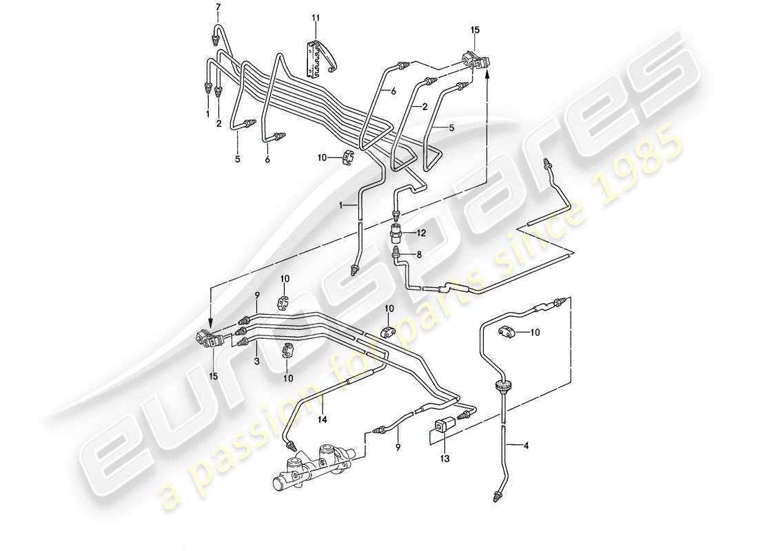 VIEW PARTS DIAGRAMS FROM THE PORSCHE 944 PARTS CATALOGUE a part diagram from the porsche 944 parts catalogue