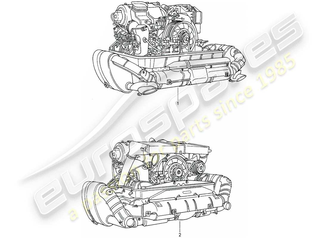 a part diagram from the porsche 1997 (993) parts catalogue