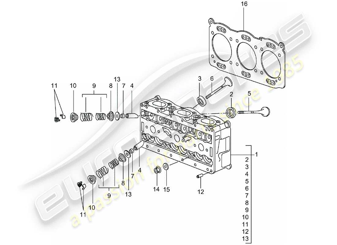 part diagram containing part number 99610511552