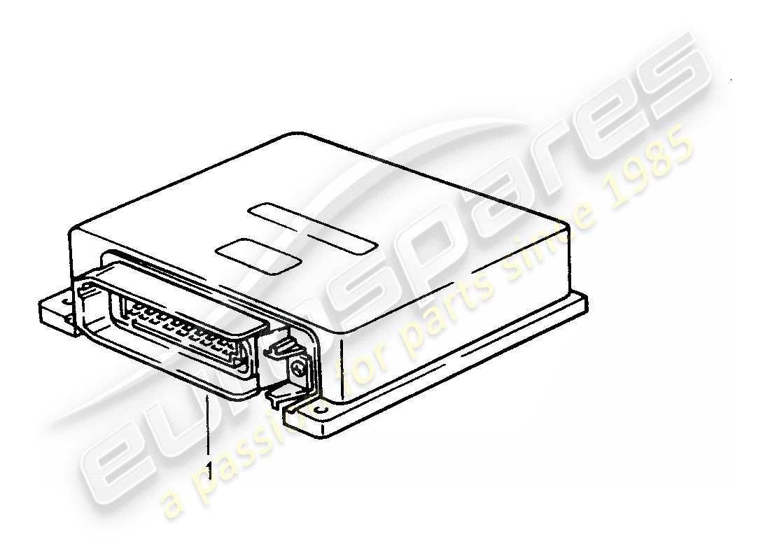 a part diagram from the porsche 1983 (refurbished and exchange catalogue) parts catalogue