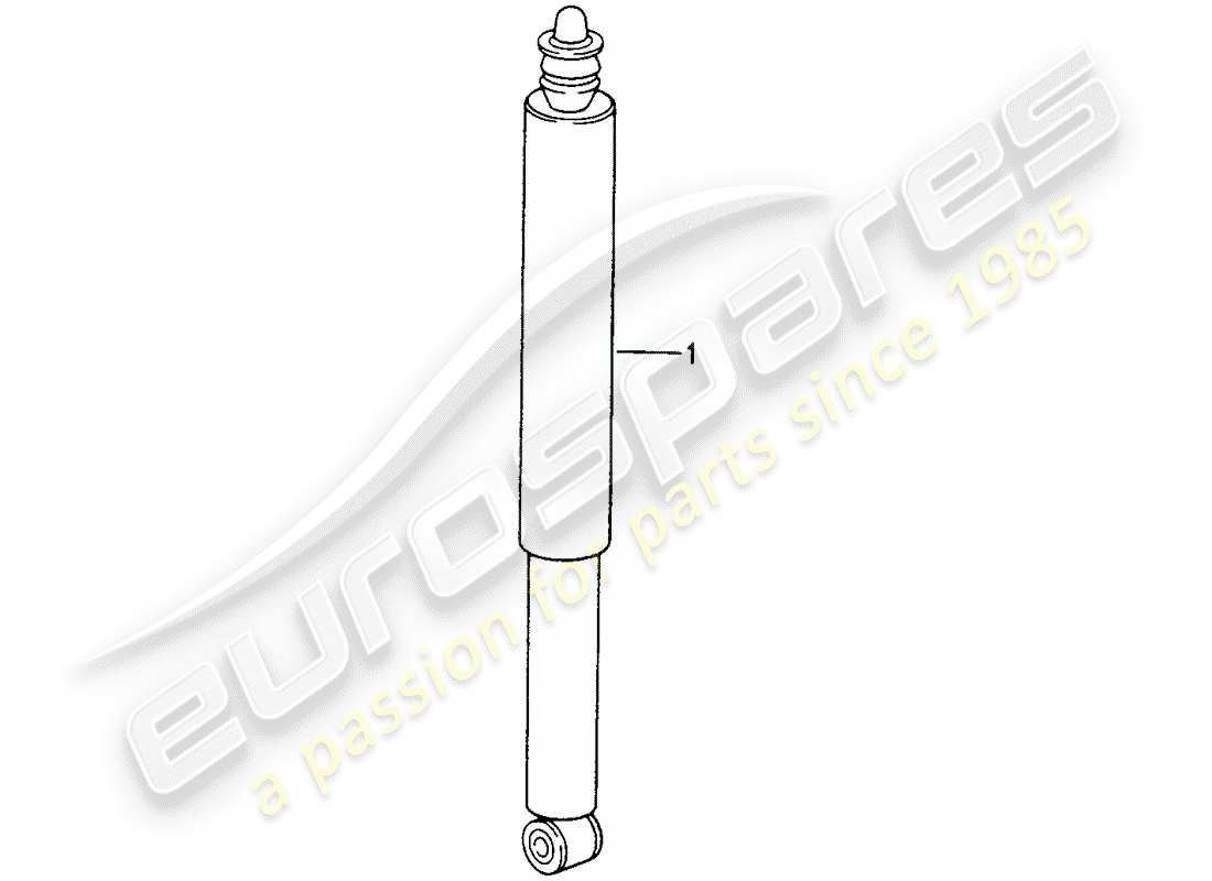 a part diagram from the porsche 1966 (refurbished and exchange catalogue) parts catalogue