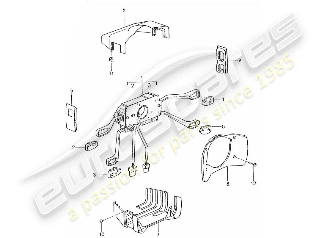 a part diagram from the porsche 2005 (996 turbo / gt2) parts catalogue