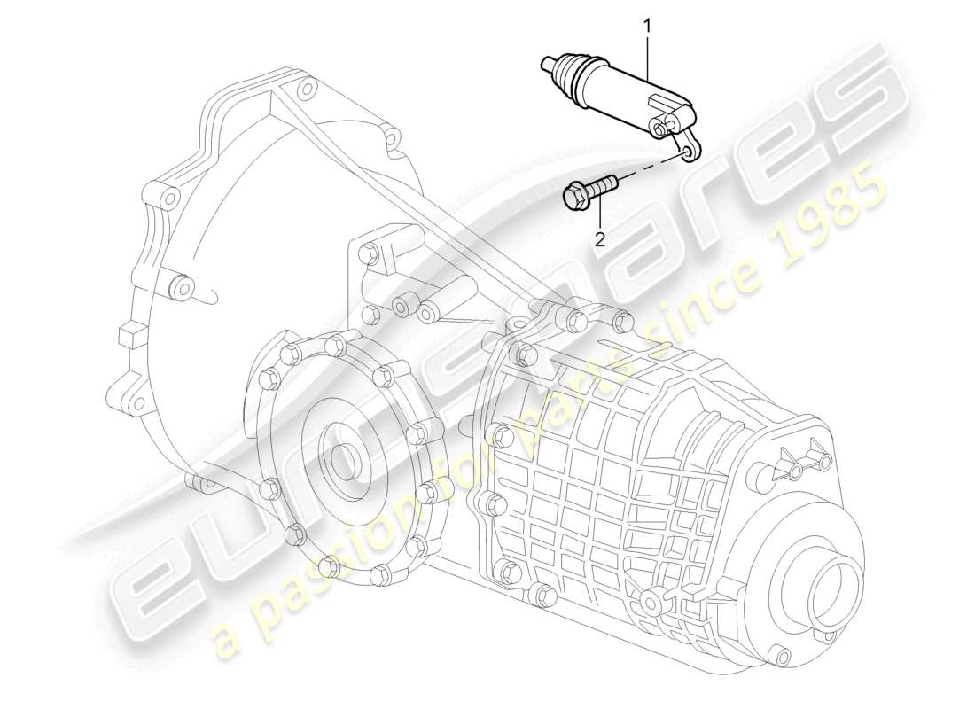 a part diagram from the porsche 2002 (986 boxster) parts catalogue