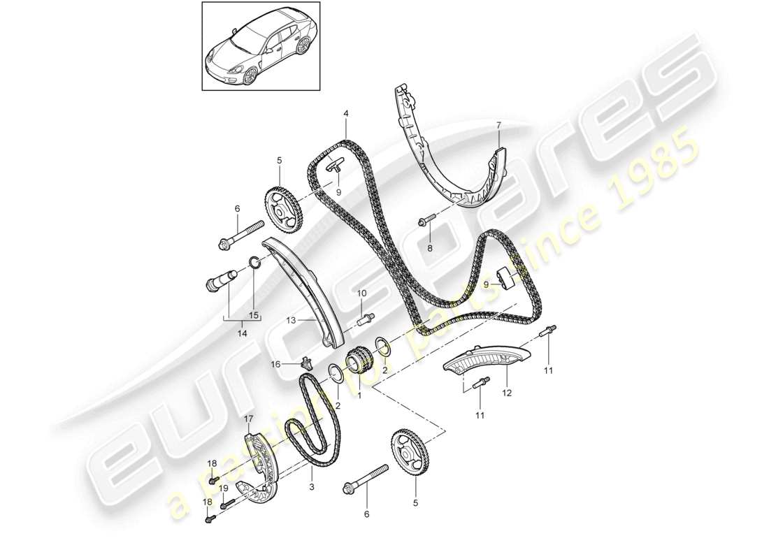 VIEW PARTS DIAGRAMS FROM THE PORSCHE PANAMERA PARTS CATALOGUE a part diagram from the porsche panamera parts catalogue