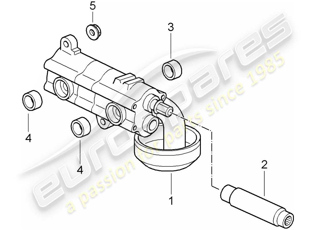 VIEW PARTS DIAGRAMS FROM THE PORSCHE 997 PARTS CATALOGUE a part diagram from the porsche 997 parts catalogue