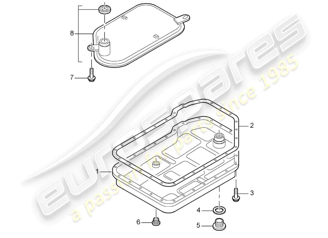 VIEW PARTS DIAGRAMS FROM THE PORSCHE BOXSTER PARTS CATALOGUE a part diagram from the porsche boxster parts catalogue