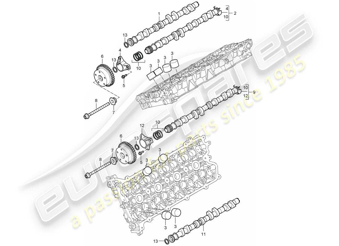 part diagram containing part number 99610528070