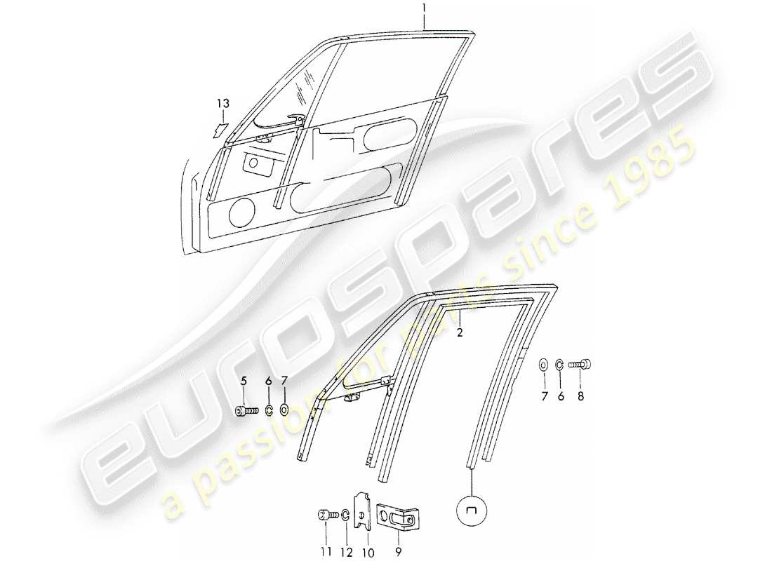 VIEW PARTS DIAGRAMS FROM THE PORSCHE 911 PARTS CATALOGUE a part diagram from the porsche 911 parts catalogue