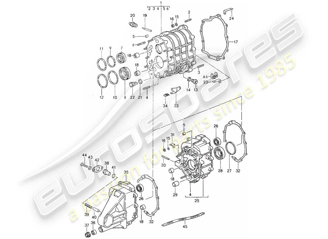 VIEW PARTS DIAGRAMS FROM THE PORSCHE 964 PARTS CATALOGUE a part diagram from the porsche 964 parts catalogue