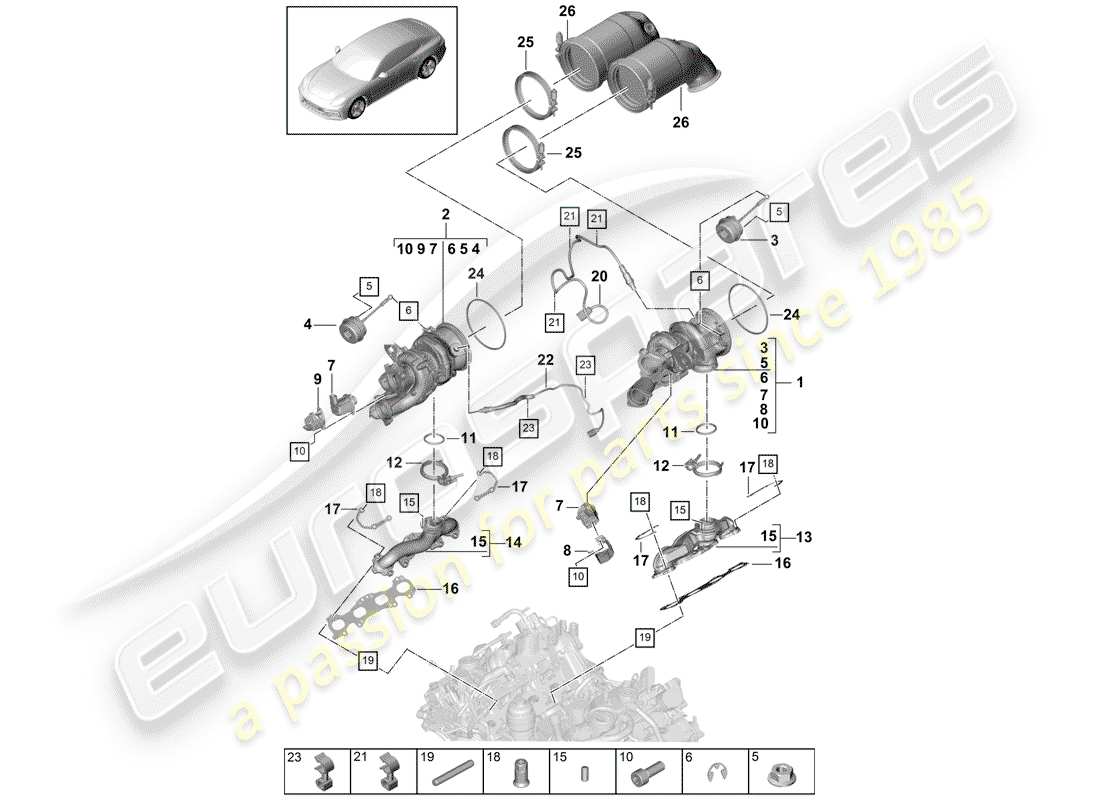 part diagram containing part number pab145462a